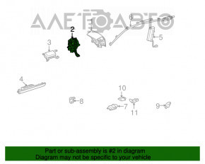 Steering wheel cable with angle sensor Lexus RX350 10-12
