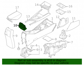 Kia Niro 23- Center Console Air Vent Deflector