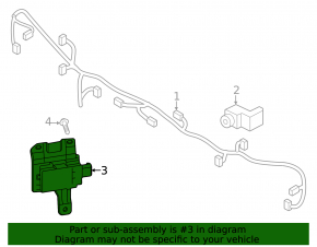 Blind Spot Sensor BSM right Kia Niro 23- with bracket