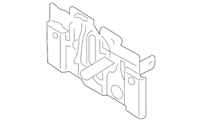 Ford Fiesta 11-19 hood lock without sensor