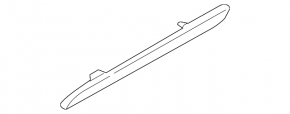 Rear Bumper Reflector Left Ford Mustang mk6 15-17