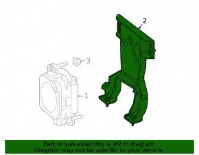 Radar bracket Mercedes GLA 15-20