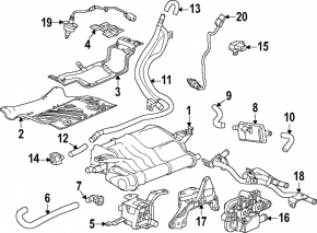 Honda CRV 23- HEV Charcoal Canister Bracket
