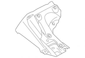 Engine mount bracket left BMW X5 F15 14-18 4.4T