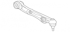 Lower control arm, front right, rear, BMW 7 Series G70 23-25 Awd, I7, Rear, 740i, 760i xDrive, 750e xDrive