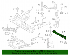 Lower control arm, front right, rear, BMW 7 Series G70 23-25 Awd, I7, Rear, 740i, 760i xDrive, 750e xDrive