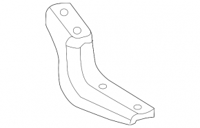Rear left step sill bracket for Toyota Land Cruiser 2008-2021