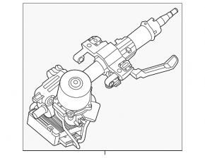 Steering column EUR Kia Forte 4d 17-18 rest