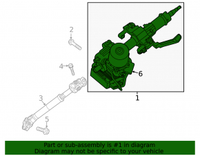 Steering column EUR Kia Forte 4d 17-18 rest