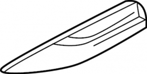 Front right fender molding Infiniti QX50 19-20