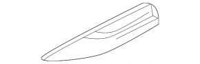Front right fender molding Infiniti QX50 19-20