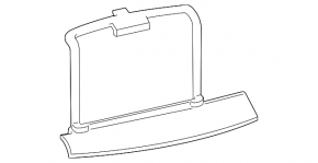 Blind Spot Sensor Bracket Left BMW 5 F10 10-16