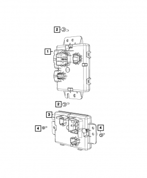 HVAC CONTROL MODULE Chrysler Pacifica 17-