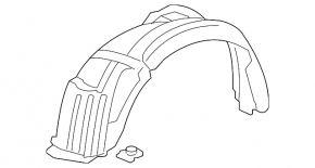 Front left fender liner Acura MDX 07-13