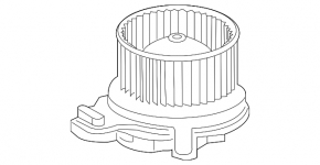Chevrolet Malibu 16-18 heater fan motor