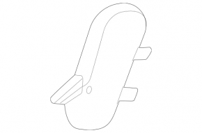 Rear left seat trim, side left, 2nd row, Mercedes W167 GLE 350 450 20-23, brown, scratches