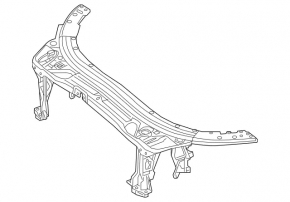 TV upper bar assembly Mercedes C-class W205 15-21 metal