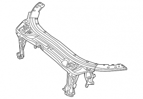 TV upper bar assembly Mercedes C-class W205 15-21 metal