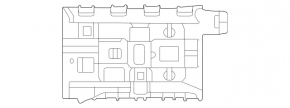 Bracket for the Theft Central Locking Control Module Mercedes H247 GLA 20-26