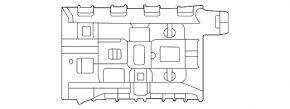 Bracket for the Theft Central Locking Control Module Mercedes H247 GLA 20-26