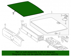 Black trunk mat for Mercedes X247 GLB 20-26