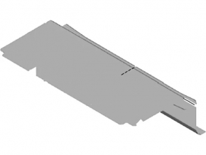 Battery panel rear Ford Fusion mk5 13-20 plug-in