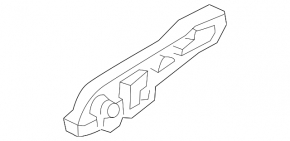Lincoln MKX 16-18 keyless front left door handle mechanism