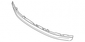 Front bumper lip for Ford F-150 2015-2017 pre-restyling