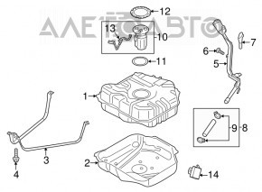 Fuel pump for Ford C-max MK2 13-18
