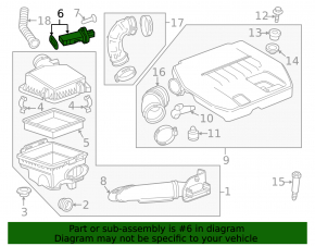 Chevrolet Cruze 11-16 air flow meter