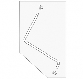 Mitsubishi Outlander 22-25 radiator return cooling pipe
