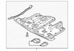 Engine protection Kia Sorento 14-15 rest