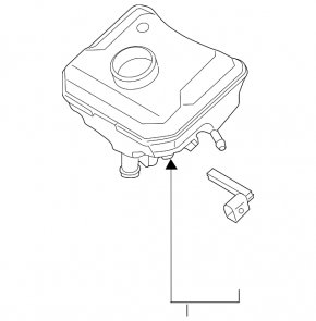 Audi A6 C8 19- Master Brake Tank with Lid