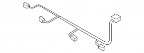 Wiring for the front bumper of the Audi Q7 17-19 for radar