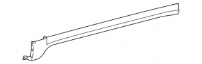 Left threshold Lexus LX 22-26
