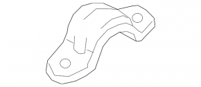 Front stabilizer bar mounting bracket left Infiniti QX50 19-20