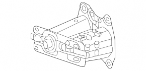 Right front bumper reinforcement fang for Lexus RZ 23-26