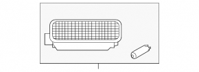 Lighting lamp in the arch trim, rear left BMW X3 F25 11-17