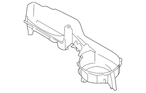 The bare heater housing of a Subaru Forester 19-24 SK