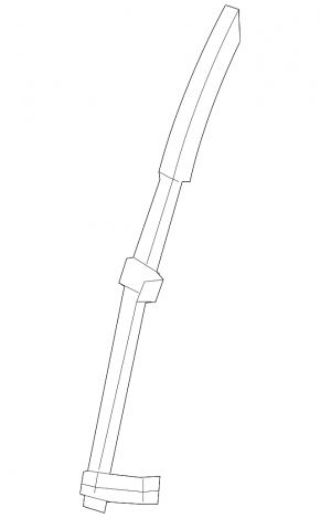 Front Right Door Glass Guide for Acura MDX 07-13