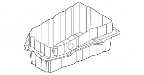 Battery tray Audi Q7 4L 10-15