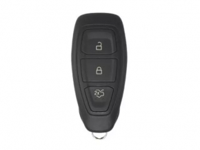 Key Ford C-max MK2 13-18 SEL smart 3 buttons, without cylinder, worn