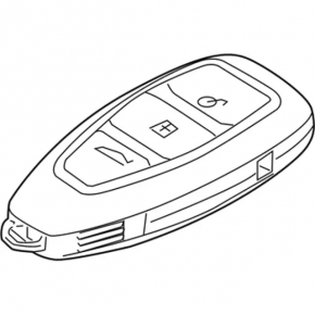 Key Ford C-max MK2 13-18 SEL smart 3 buttons, without cylinder, worn