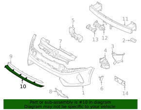 Front Bumper Lip for Kia K5 21-24 EX