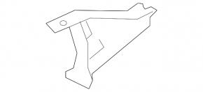 Rear bumper mount, center right, Mercedes A-class V177 19-22 AMG pack