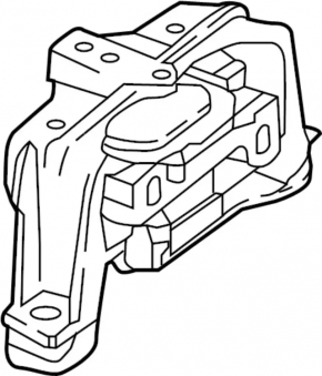 Right engine mount for Infiniti QX30 17-19