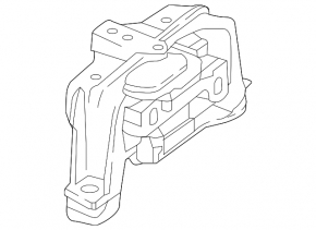 Right engine mount for Infiniti QX30 17-19