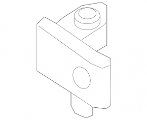 Lower rear left door hinge VW Atlas 23-25 (2 parts)