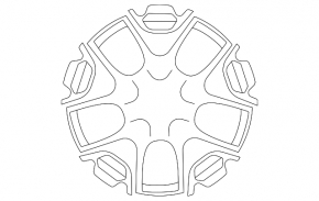 Wheel disk R17 Subaru XV Crosstrek 18-23