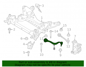 Front lower control arm front right BMW X3 G01 18-